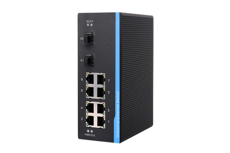 i710S 2光8電(diàn) 全千兆網管型工(gōng)業以太網交換機