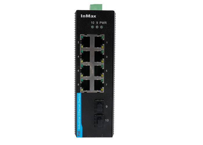 P710A 2光8電(diàn) 全千兆網管型PoE工(gōng)業以太網交換機